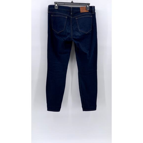 J.CREW Women's Dark Blue Denim Toothpick Skinny Five-Pocket Jeans SZ 29 - Picture 2 of 10